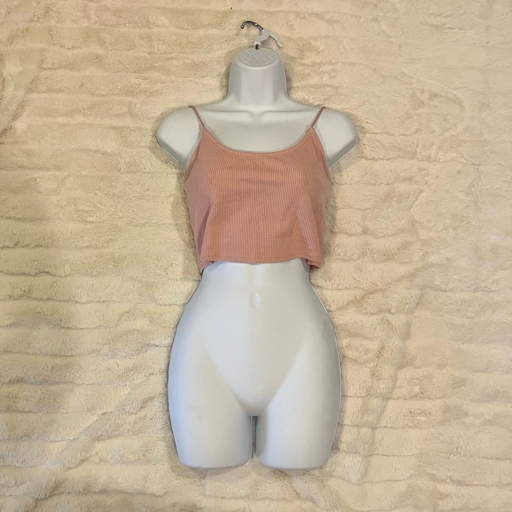 pink cute tank top size S